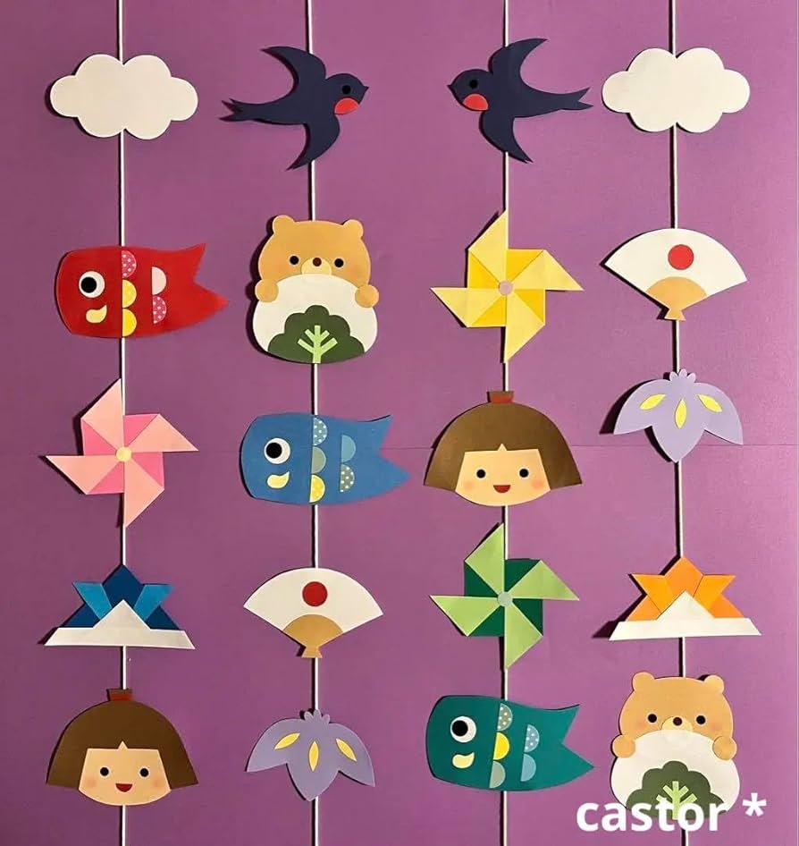 Amazon.co.jp: 子どもの日の壁面飾り ガーランド 吊るし飾り 5